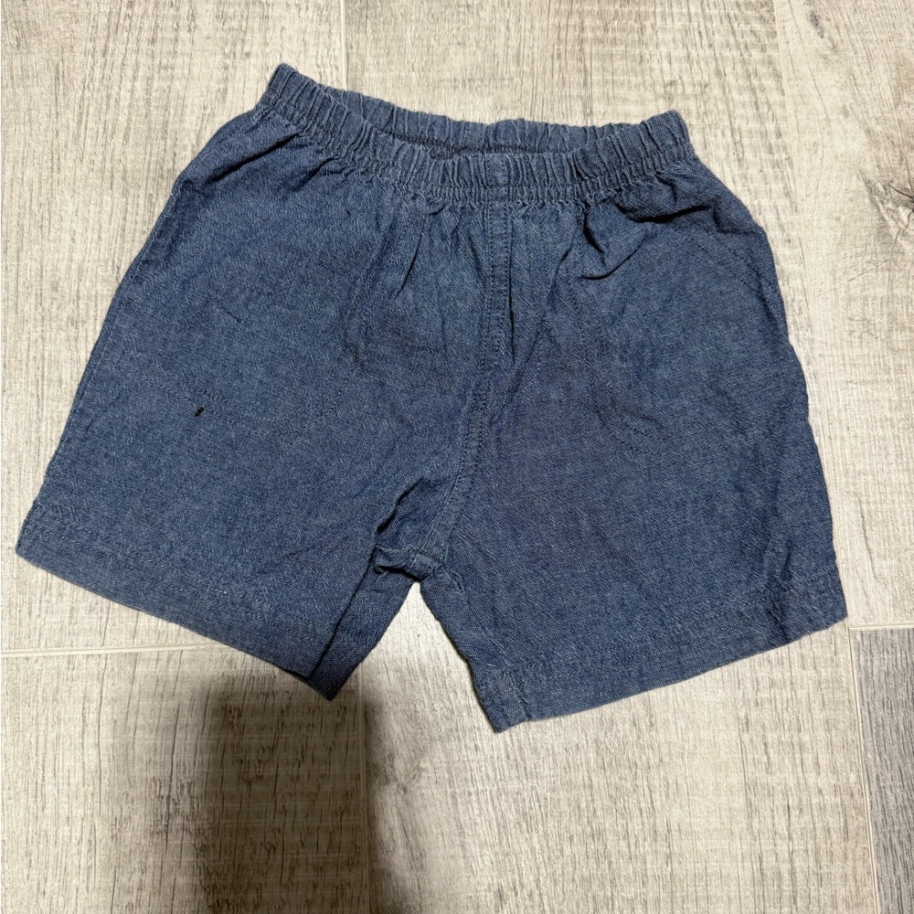 Carter's Denim Blue Elastic Shorts